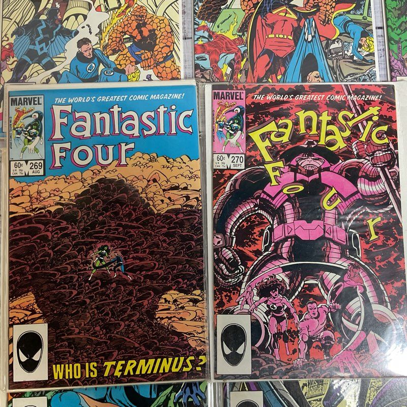Set of 14 1992-93 Marvel Comics Group FANTASTIC FOUR Comic Magazines