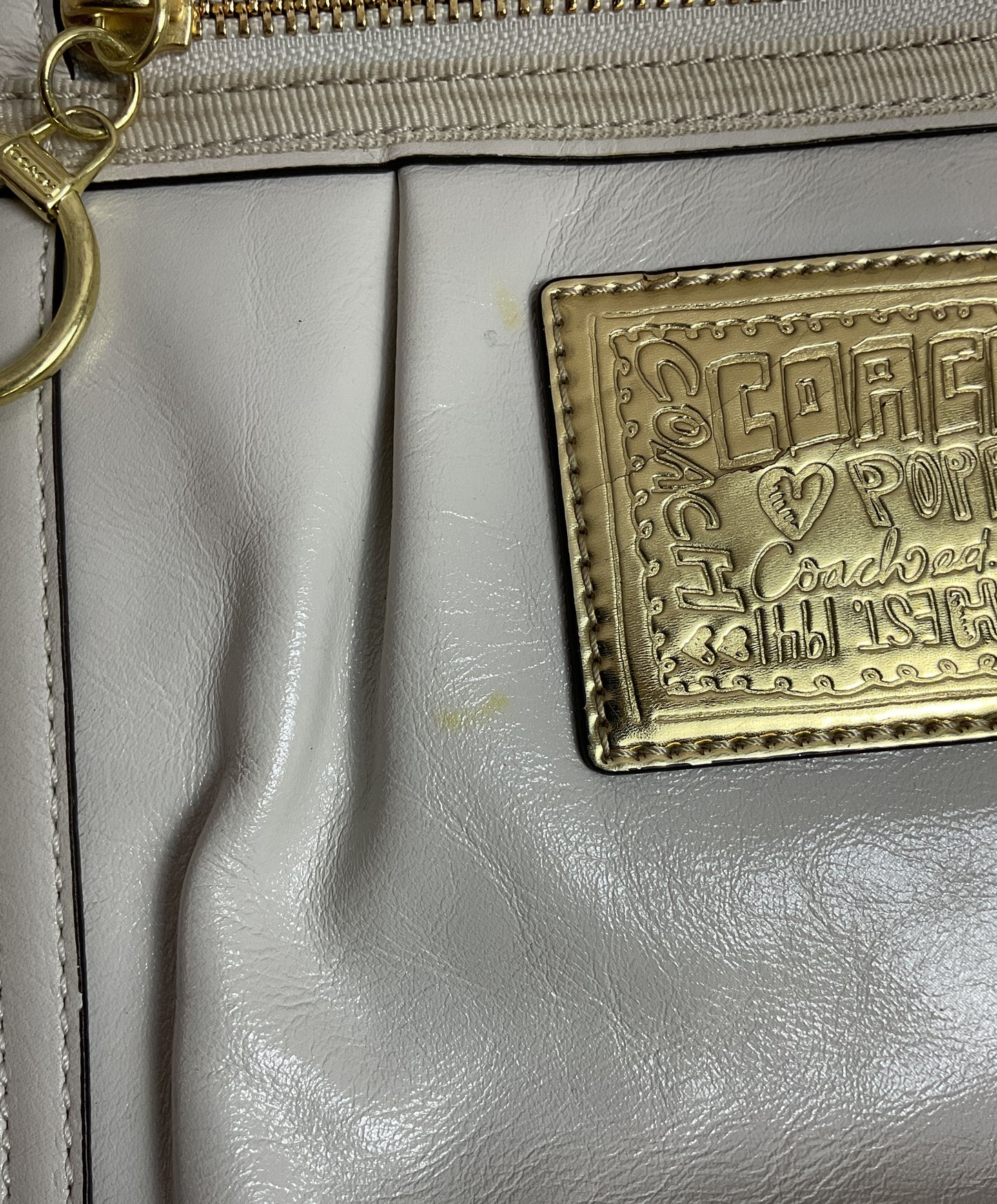 Super Cute 2010 Limited Edition Coach Poppy Bella Sparkle Tote A1020-14565