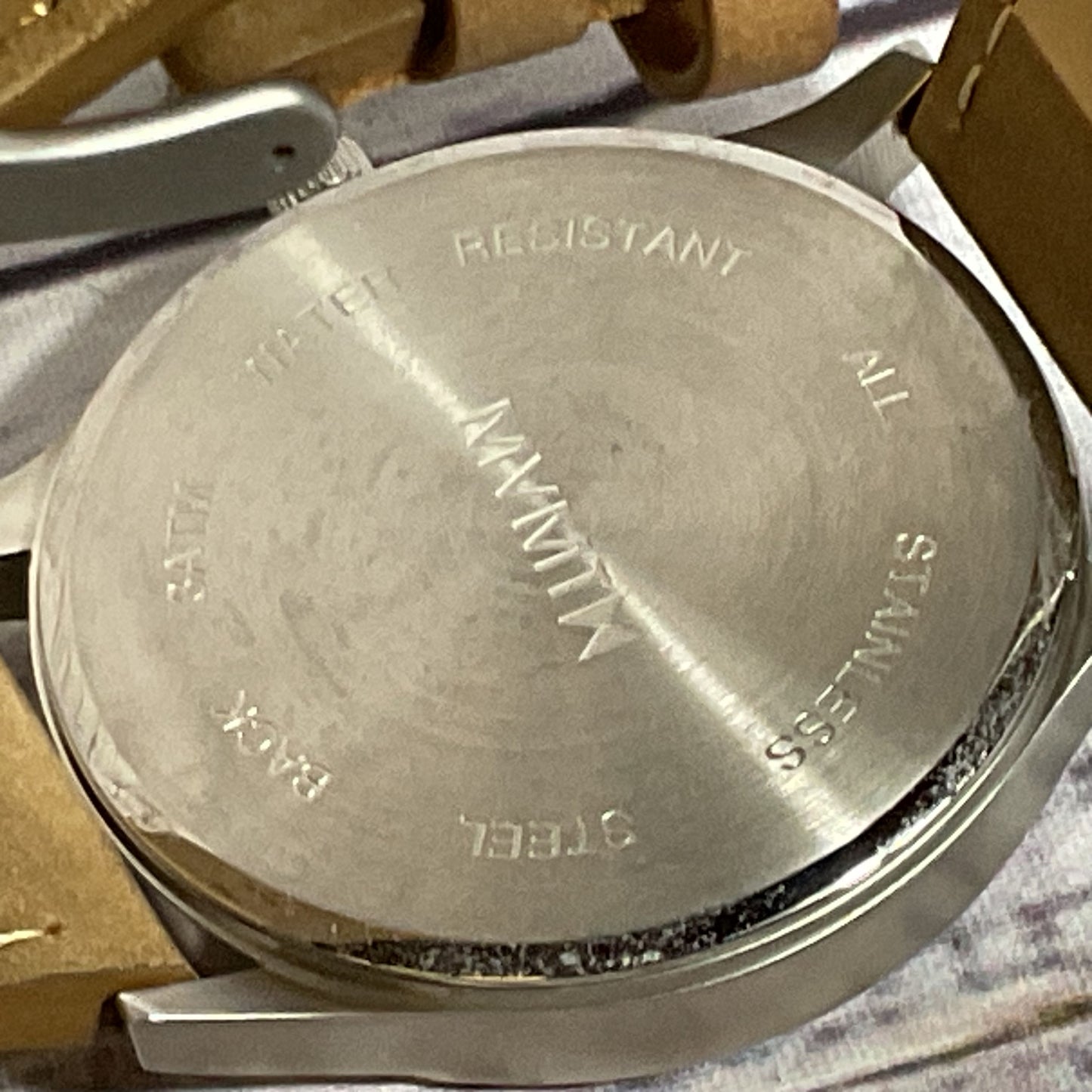 MVMT Silver Tone Tan Band Men's Watch