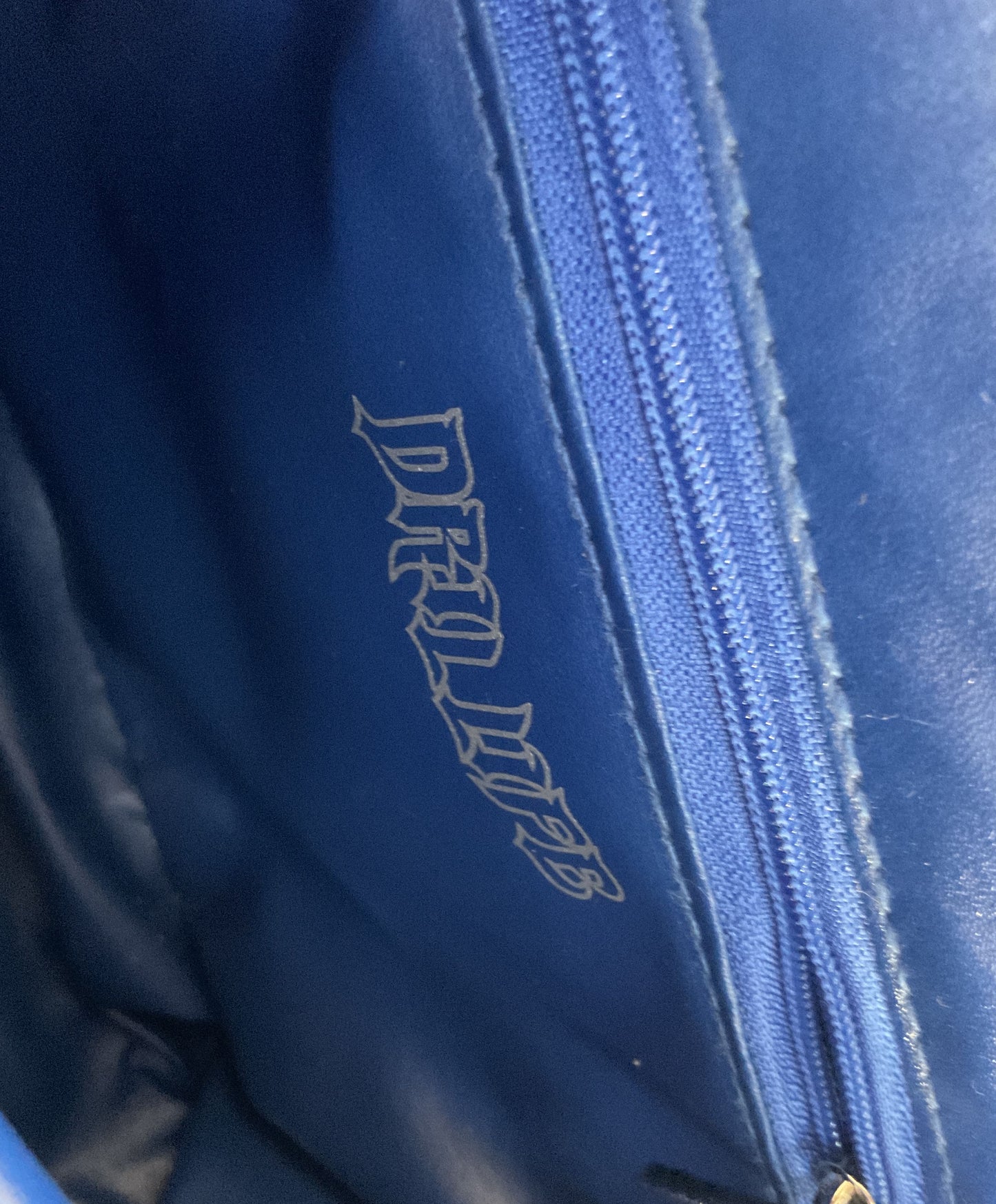 Drillife Drilly Women's Blue Faux Leather Bandana Handbag