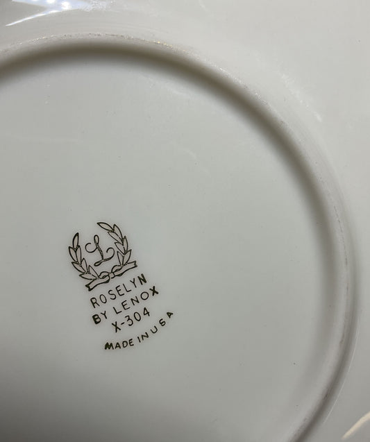 Roselyn By Lenox 6 Desert Plates 6.5"