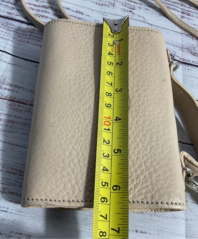 Vintage Roots Canada Ivory Crossbody Purse Women's Genuine Leather