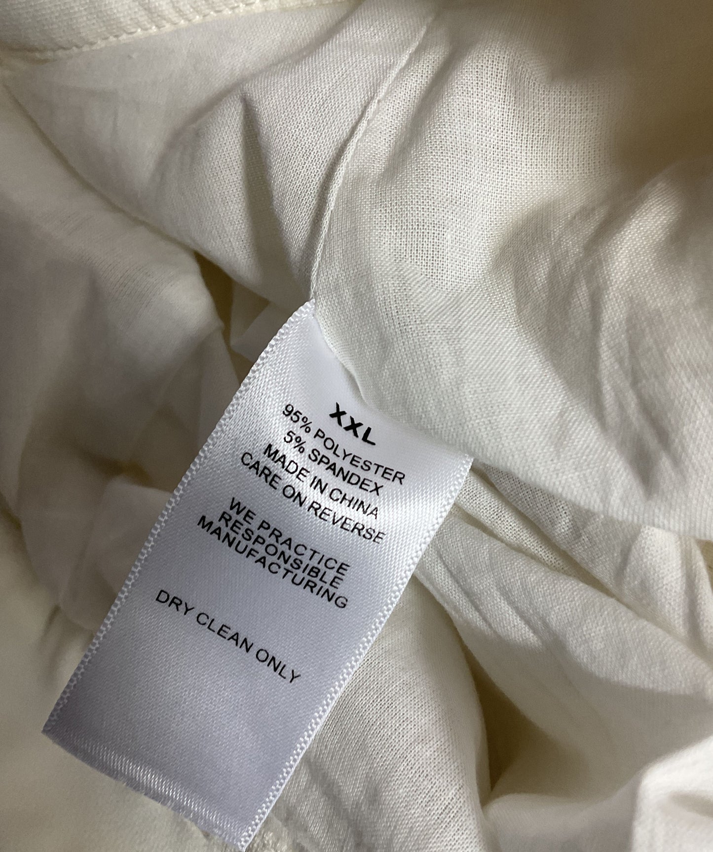 Nonchalant Label Lowie Double-Zip Shorts White XXL