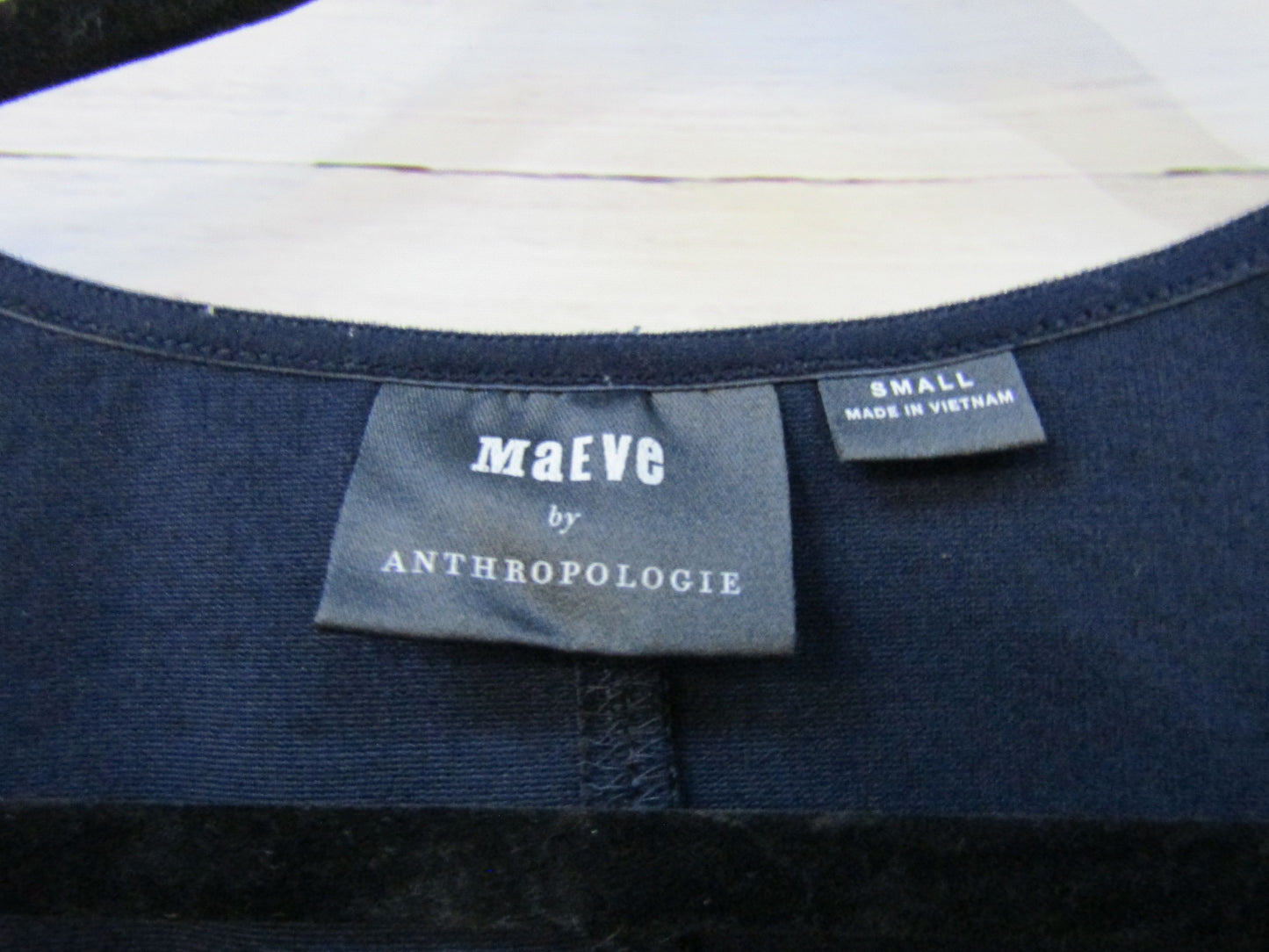Maeve by Anthropologie Sevigny Women's Navy Blue Polka Dot Crop Top Size S