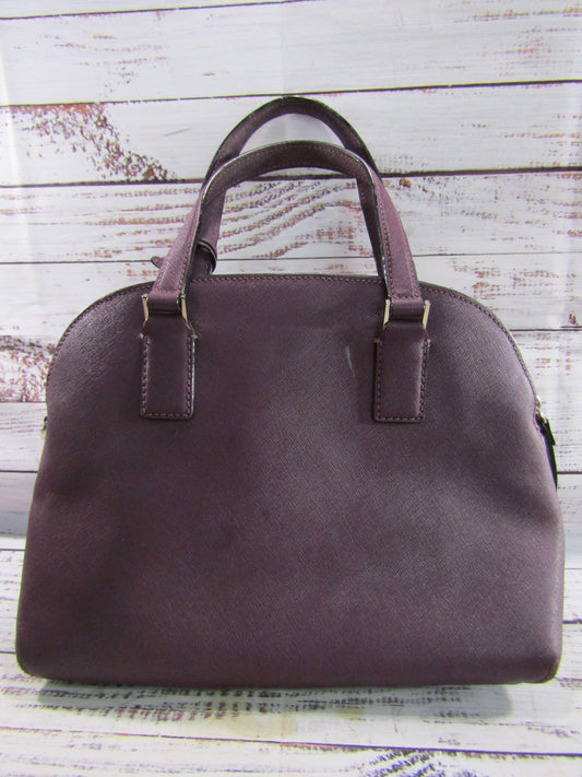 Kate Spade Cameron Street Lottie Women's Purple Saffiano Leather Satchel Bag