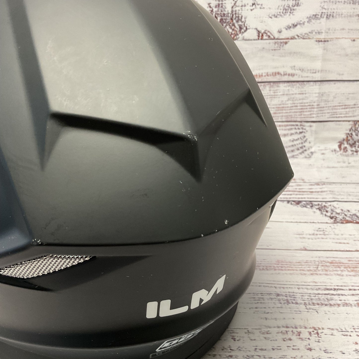ILM Black ATV Motocross BMX Youth Kids DOT ECE Z705 Helmet Size YS