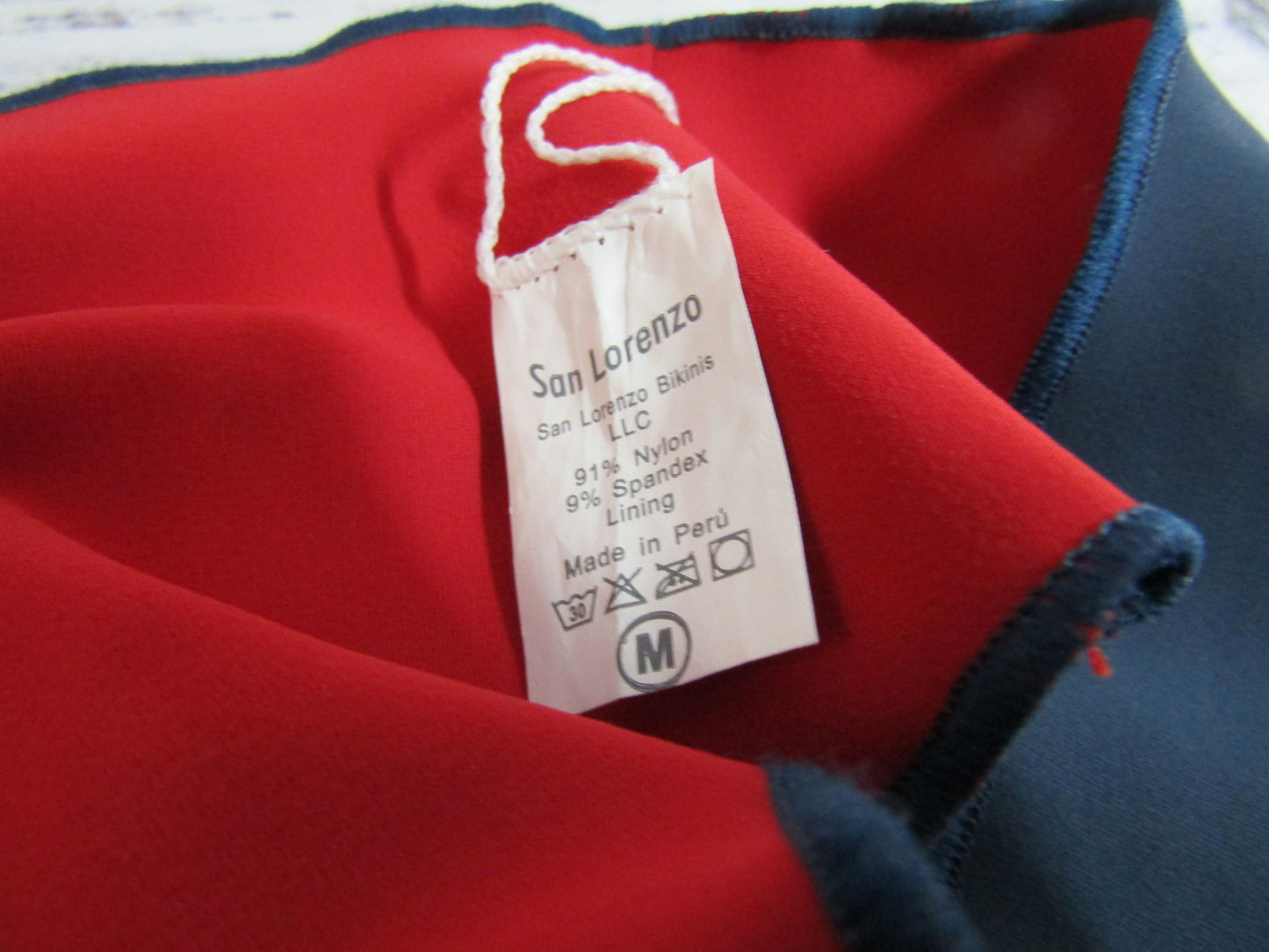 San Lorenzo Luisa Women's Blue Bikini Bottom Size M