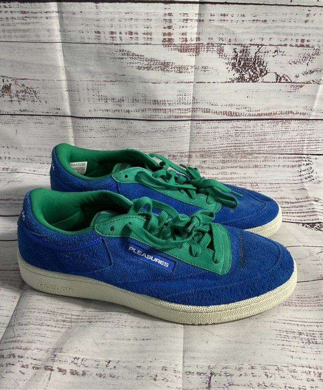 Reebok Club C 85 X Pleasures “Vital Blue” Men’s Size 10.5