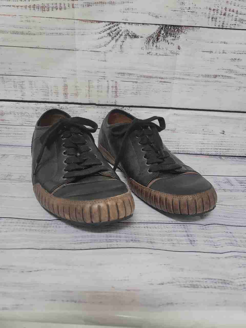Men's Cole Haan Noah Cap Toe Black Leather Sneaker Size 11