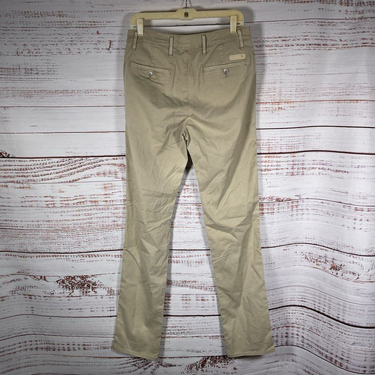 NWT Adriano Goldschmied AG Marshall Slim Beige Chino Trouser Pants - Size 30x34