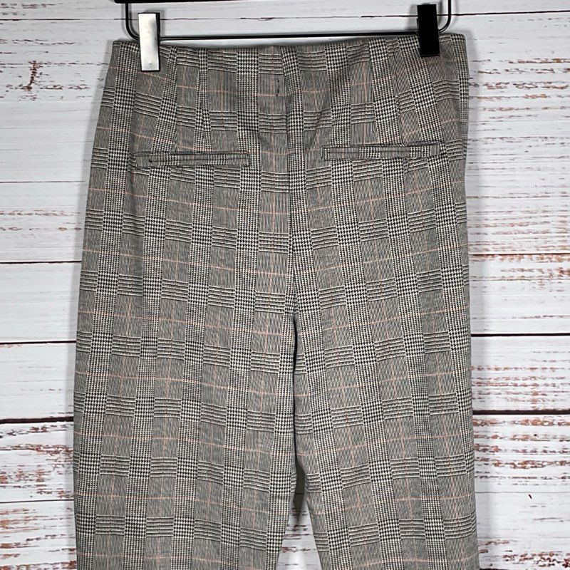 NWT FREE PEOPLE Women's Plaid Elastic Waist Pants- SZ 12