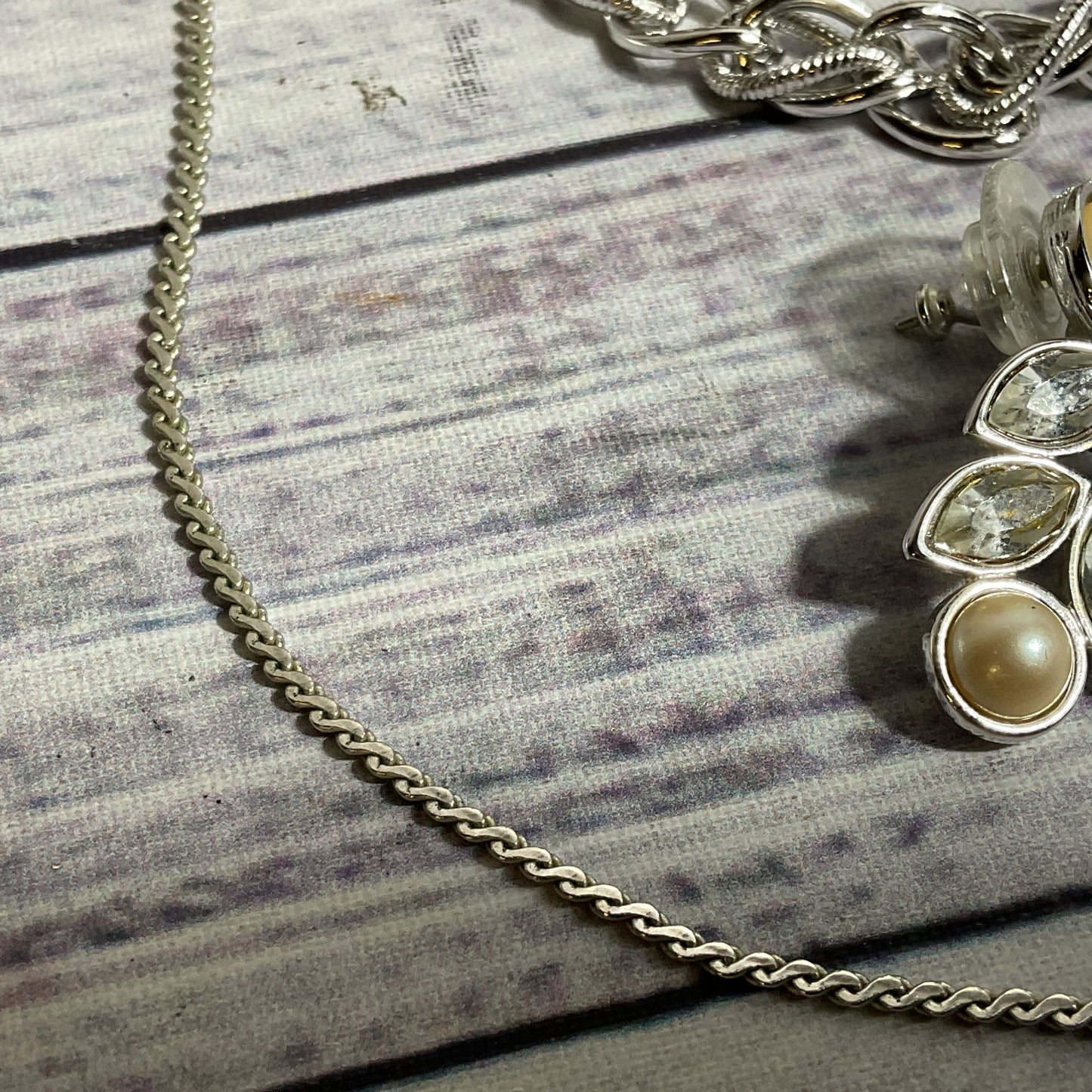 Lot of MONET Chain Necklace, Earrings, Bracelet