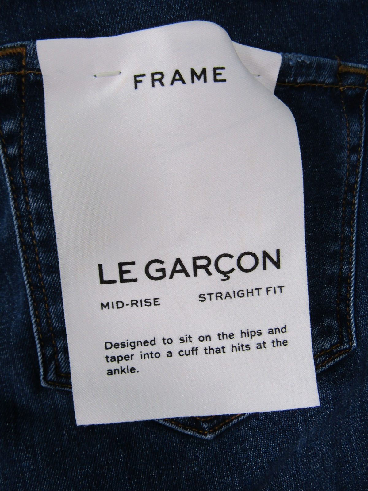 Frame Le Garcon Women's Blue Denim Skinny Jeans Size 24