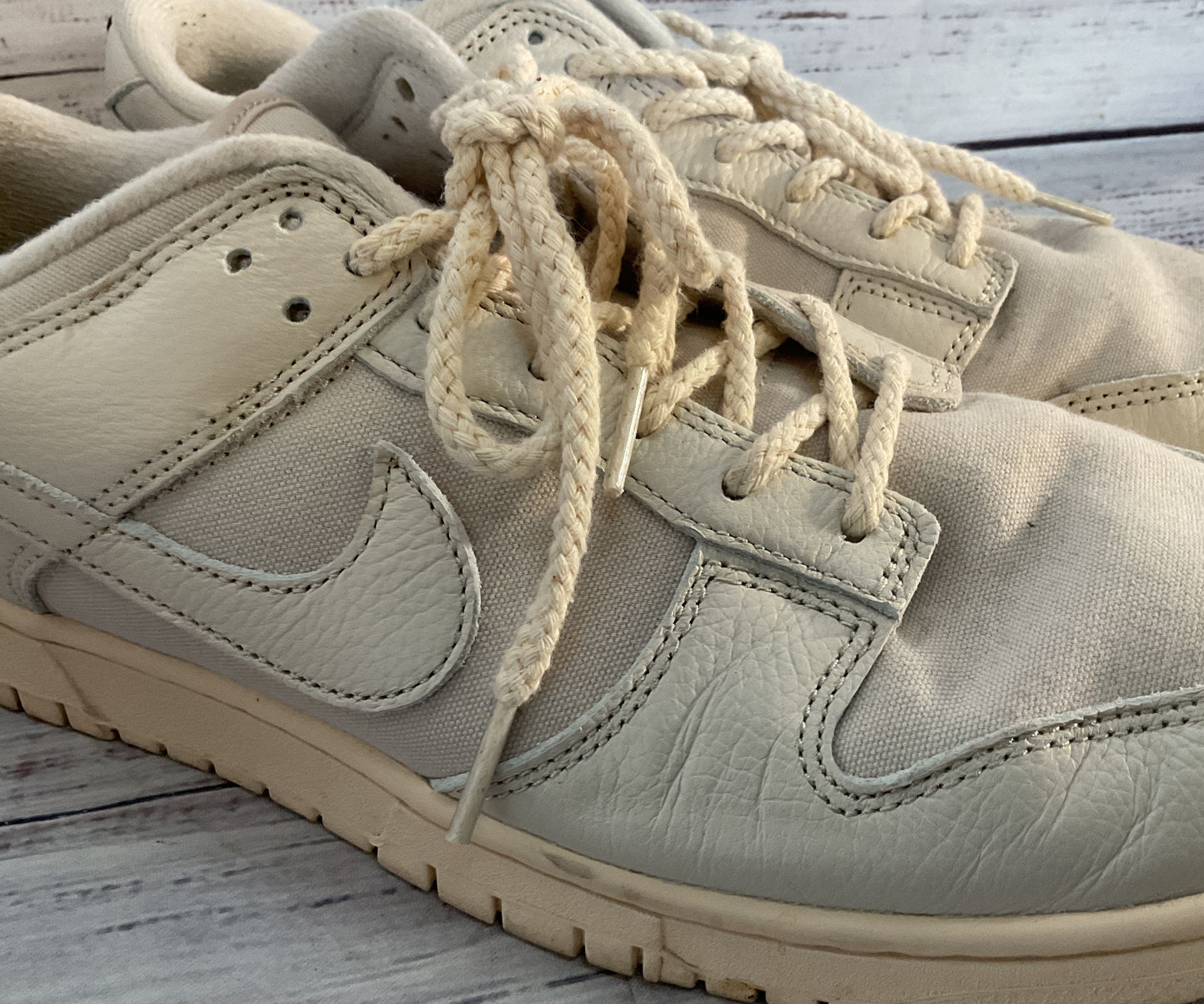 Nike Dunk Low Premium Sneakers Off White 10.5