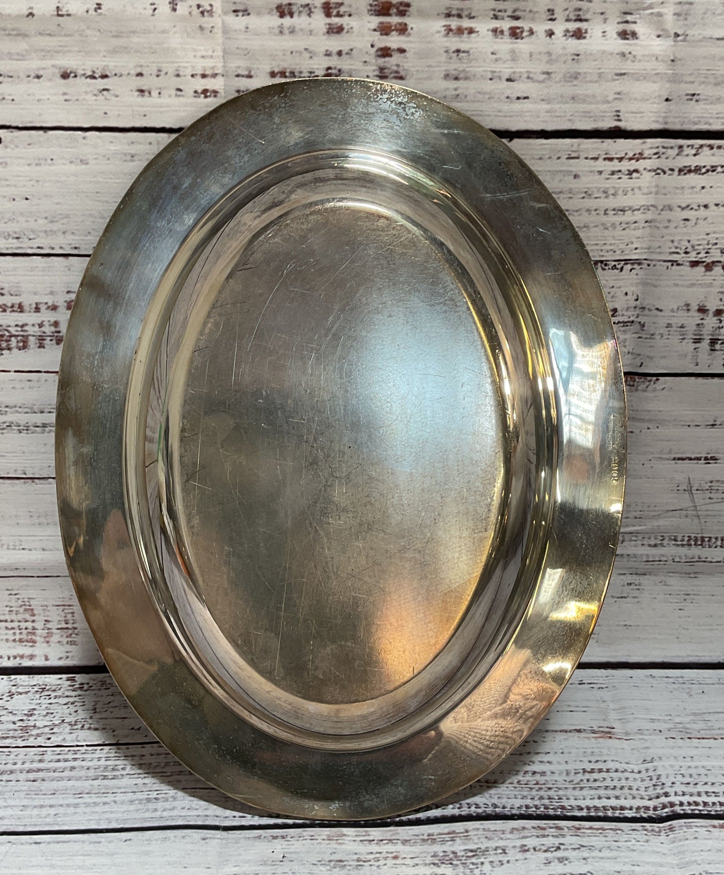 Vintage Crescent National International Silver Co Serving Trays Lot Of 3