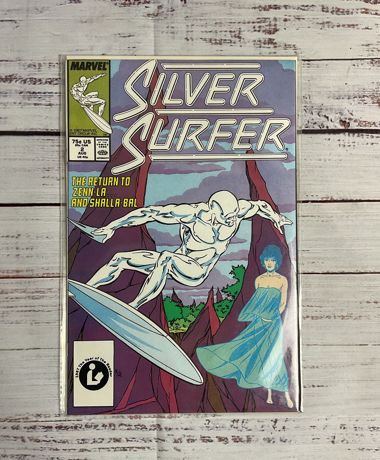 NEAR MINT Marvel LOT of 10 1987-1988 Silver Surfer Comic Books