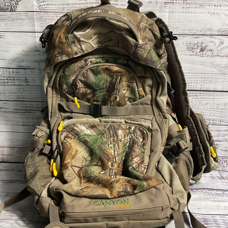 Allen Canyon 2150 Green Realtree Camo Hiking Camping Backpack