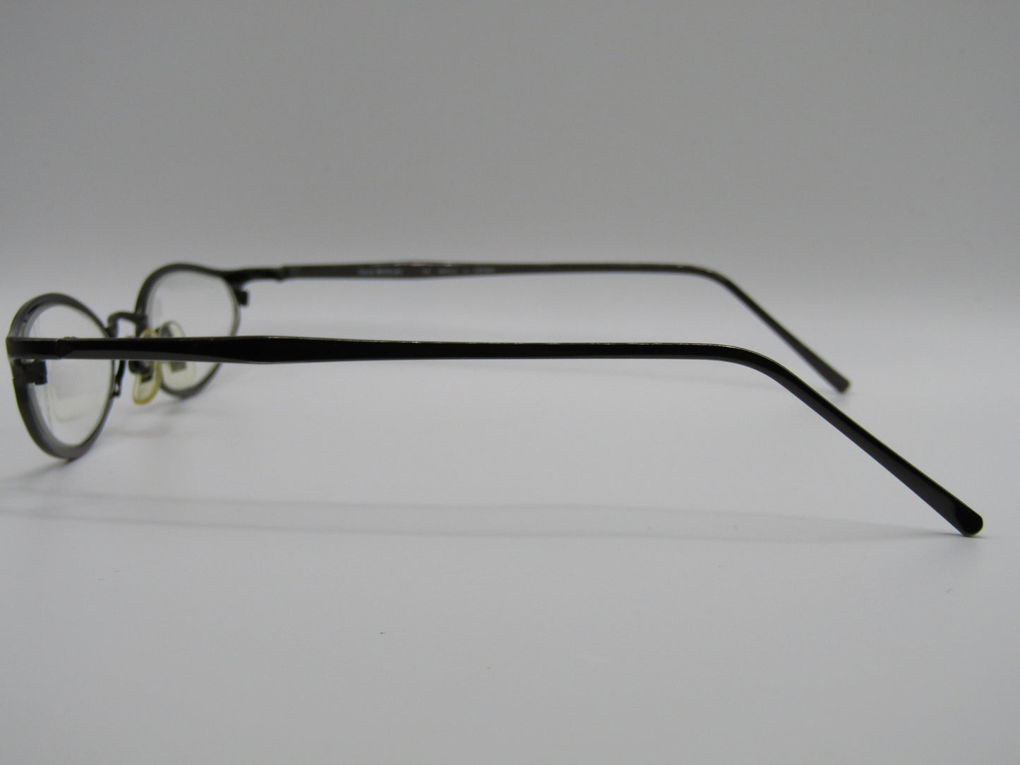 Isaac Mizrahi Vamp Women's Gunmetal Gray Slim Eyeglasses Frame Made in Japan