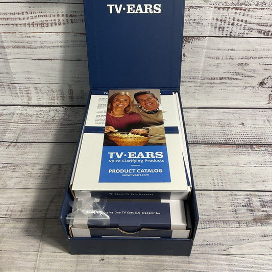 NEW TV Ears 5.0 Digital Television Hearing Aid Headset