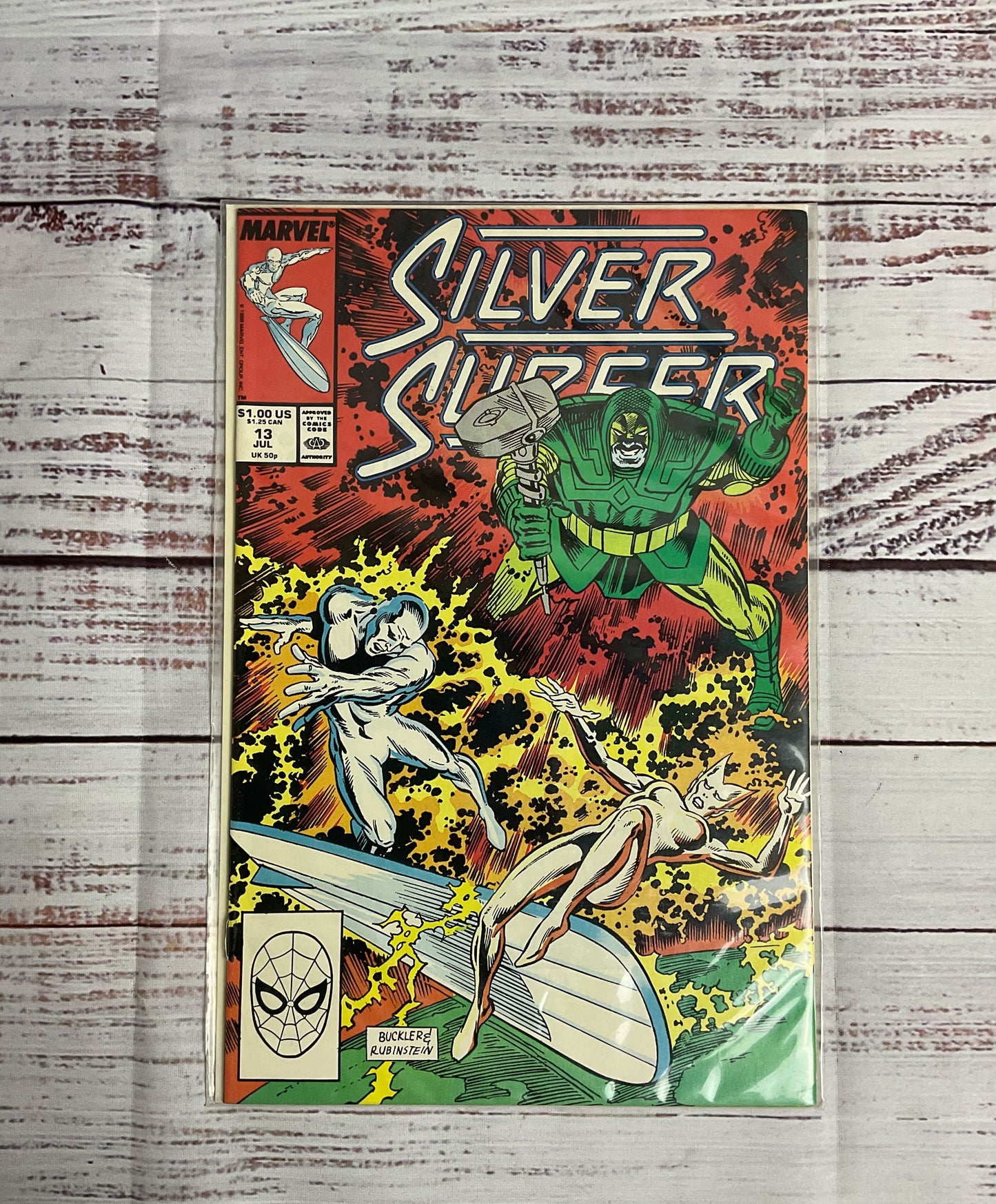NEAR MINT Marvel LOT of 10 1987-1988 Silver Surfer Comic Books