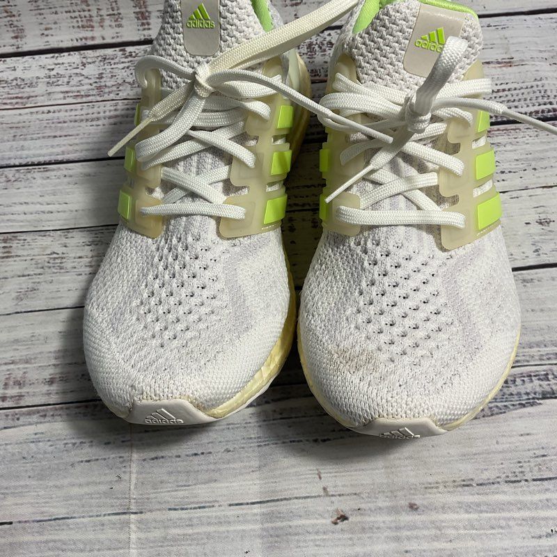 Adidas Ultraboost 5.0 DNA White & Glow in the Dark Athletic Sneaker Women's 6.5