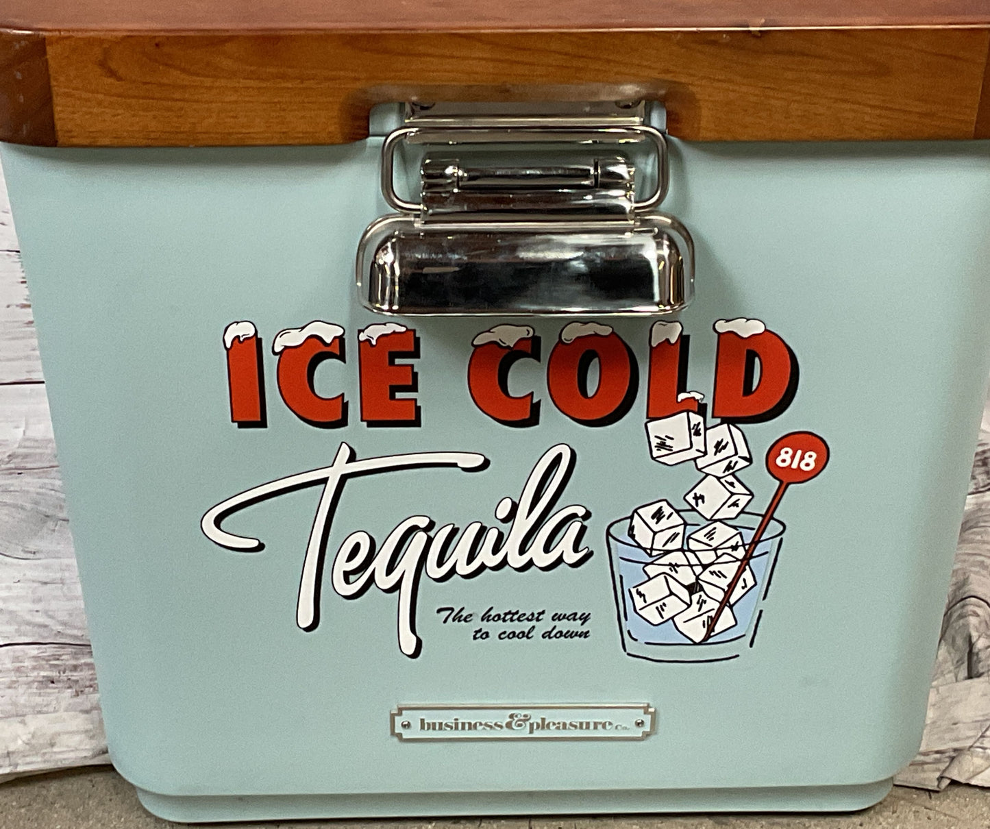 818 Tequila PR Business & Pleasure Kendall Jenner 18" Cooler Blue