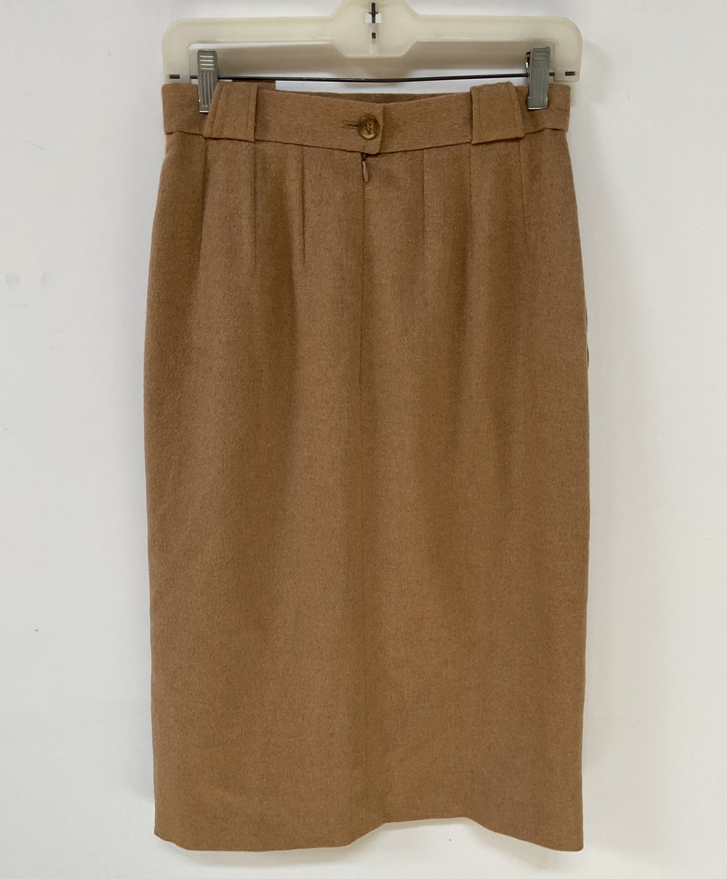 Women's Vintage Etienne Aigner Camelhair Pencil Skirt Size 40 FR