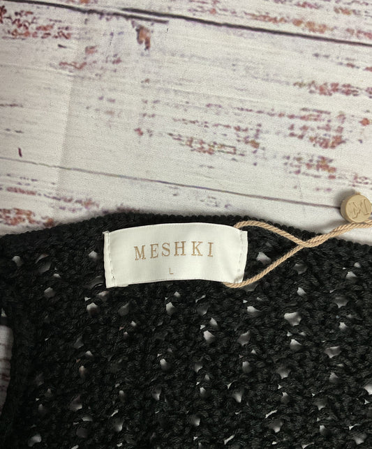 Meshki Black Rosella Crochet Maxi Skirt - Size Large