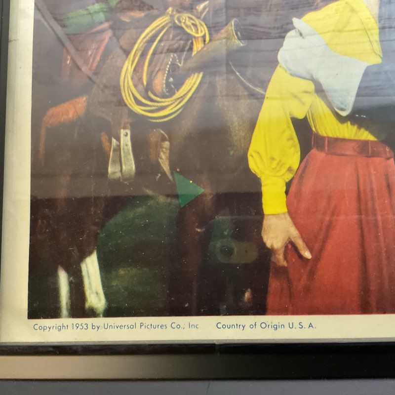 3pc Limited Ed. ANTIQUE 1946 & 1953 Universal Pictures Technicolor Movie Prints