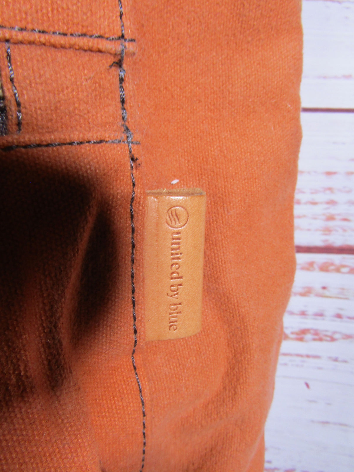 United by Blue Women's Orange Canvas Crossbody Tote Shoulder Bag