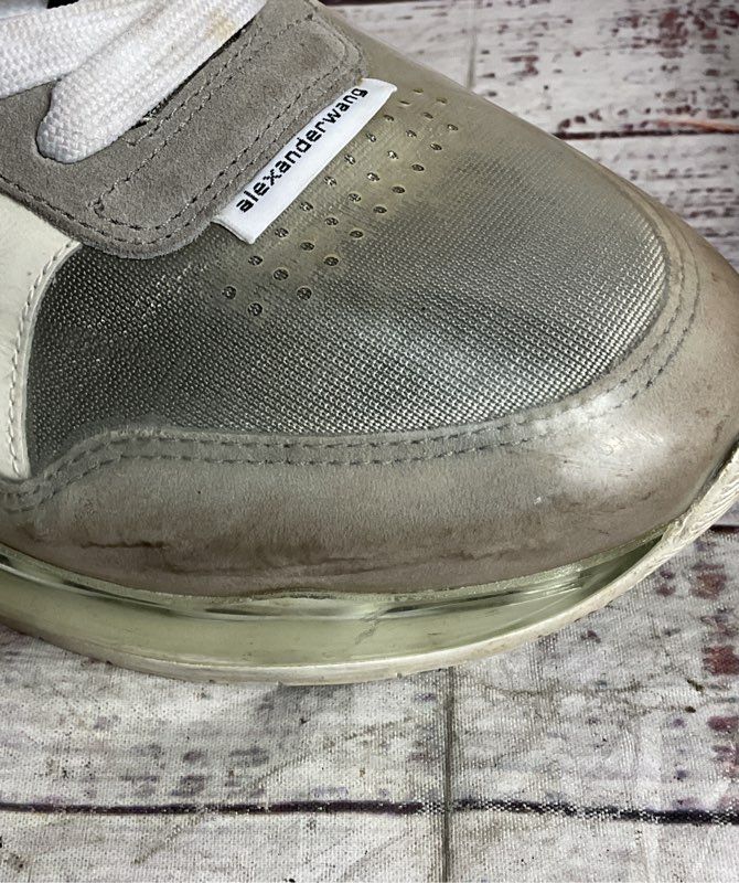 Alexander Wang Women's AWNYC Stadium Sneakers Gray 8.5