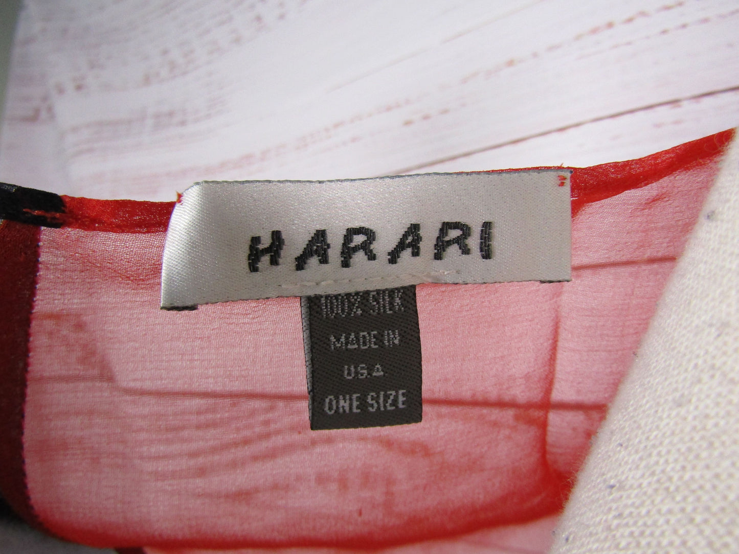 Harari Women's Multi-Color Silk Wrap Made in The U.S.A.