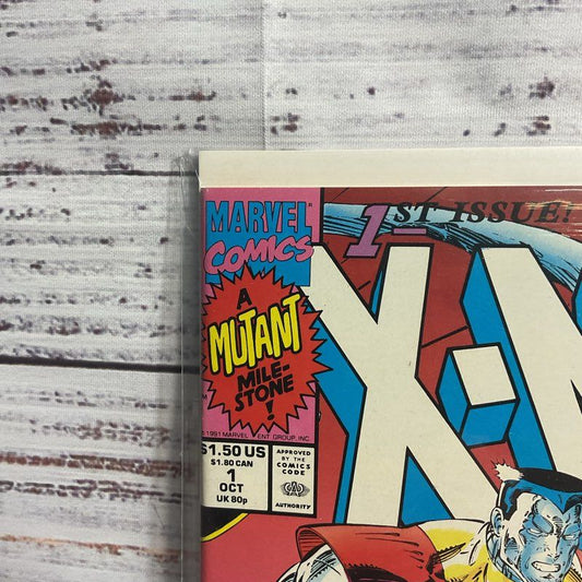Lot Of 2 Vtg. 1991 X Men 1st Issue Variant Covers Ungraded Marvel Comic Books