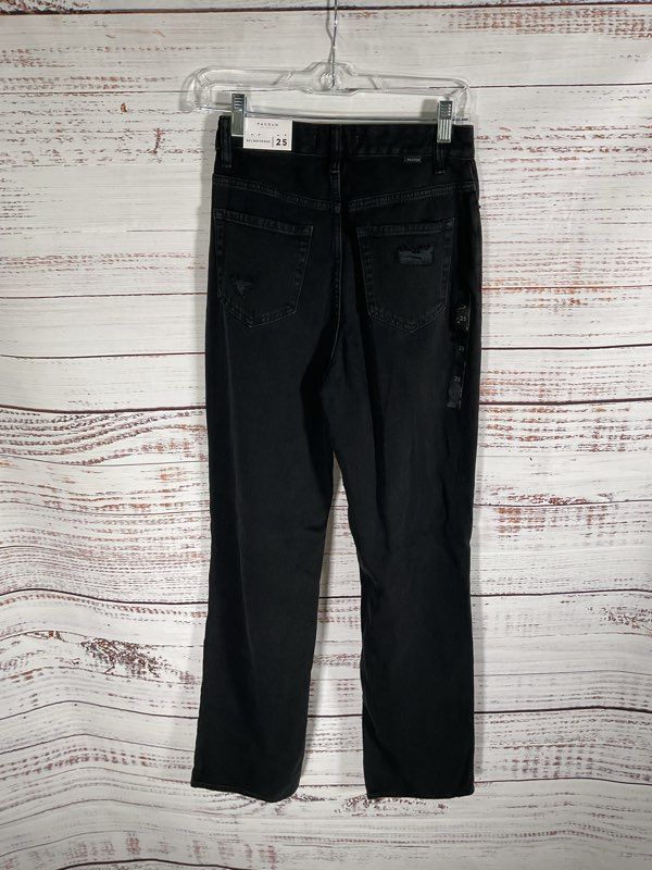 NEW Pacsun Women's 90's Boyfriend Jeans Distressed Black Size 25