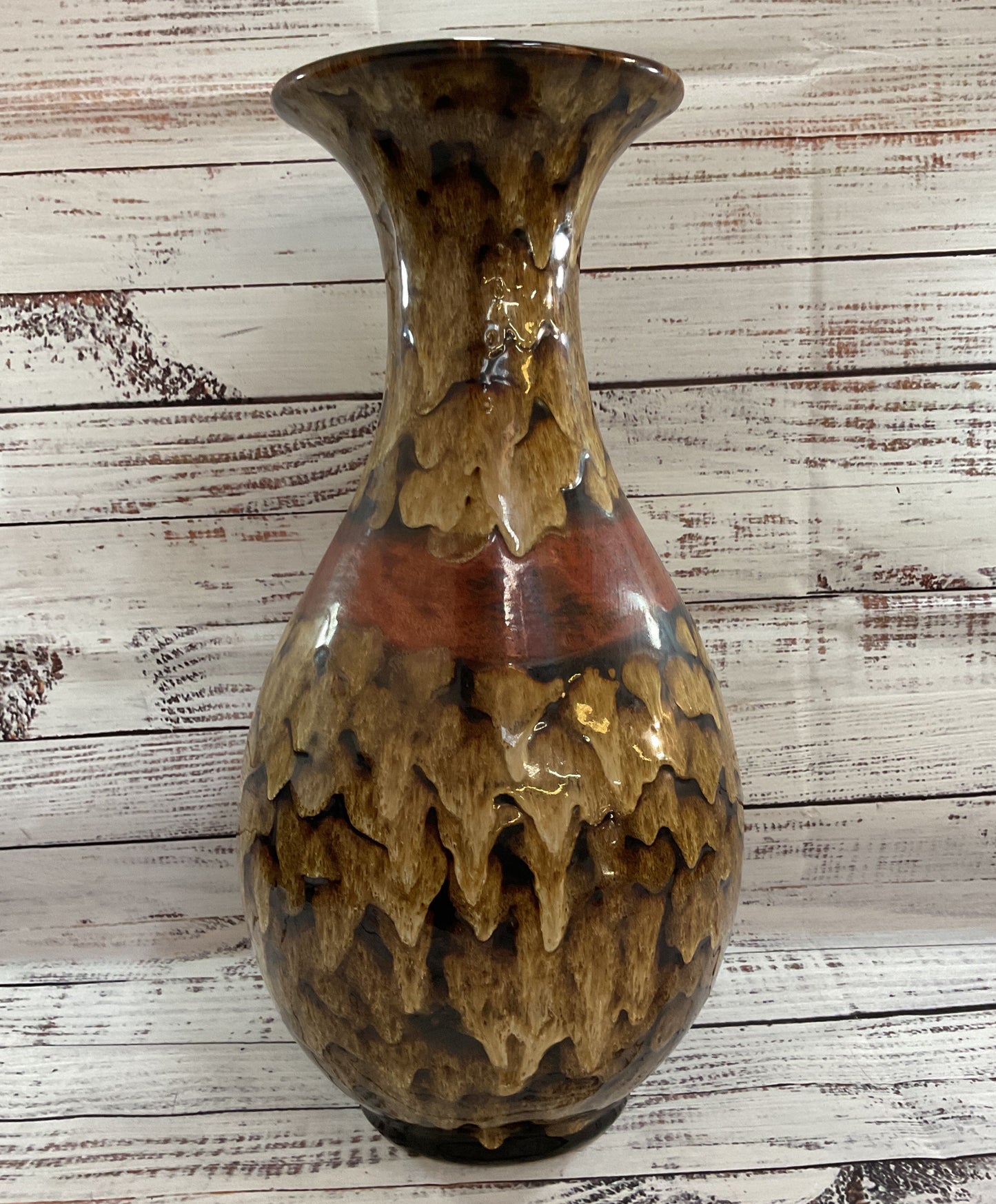 Alexander Kalifano Ceramic Drip Glaze Vase