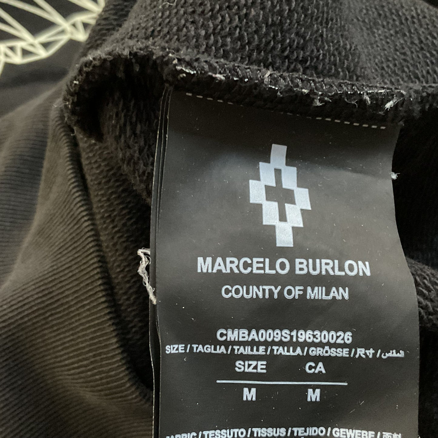 MARCELO BRULON Men's Pullover Crewneck Sweatshirt- SZ M