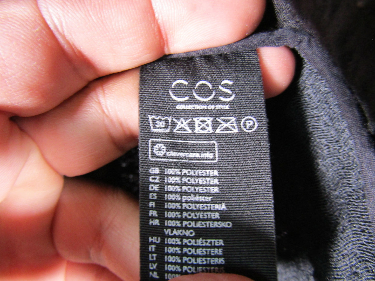 COS Women's Black Full Zip Blaze Jacket Size 34