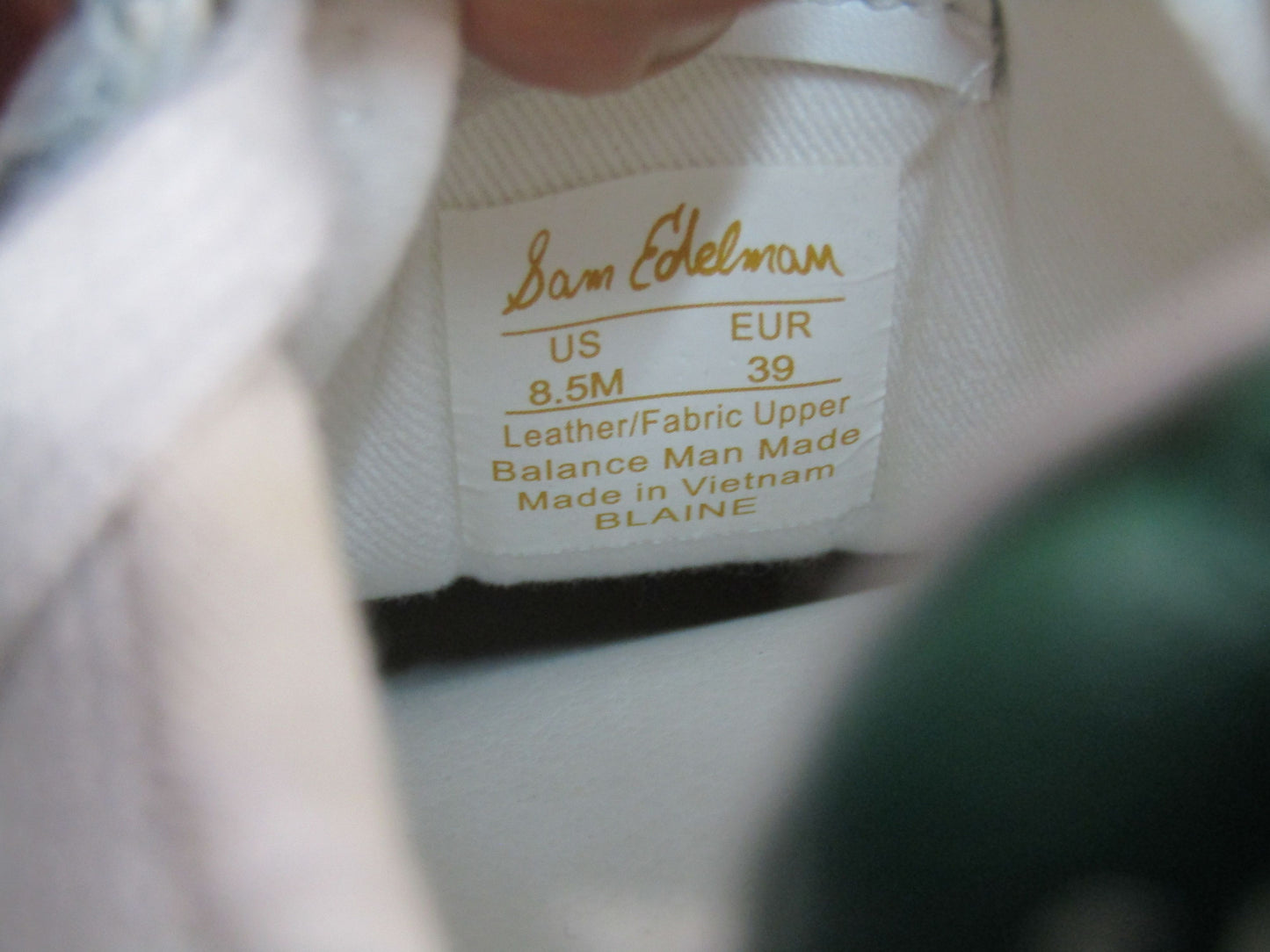 Sam Edelman Blaine Women's White Low Top Sneakers Size 8.5