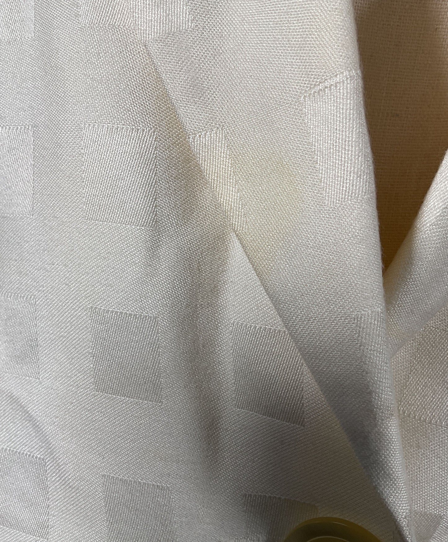 Christian Dior 2 Piece Suit Set Cream Jacket/Skirt Women's Size 8