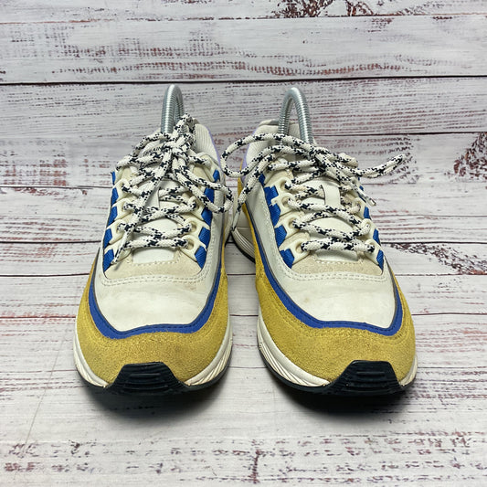 A.P.C. x Brain Dead Jay White Yellow Leather Sneaker Shoe Women Size 7