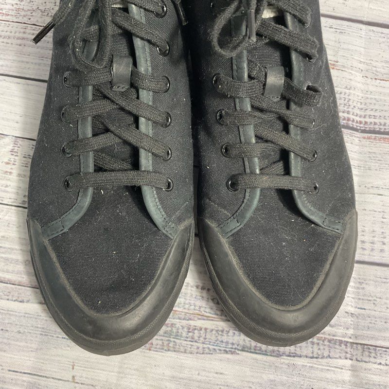 Rag & Bone Black Canvas High Top Sneakers Men 9.5 US/43.5 EU