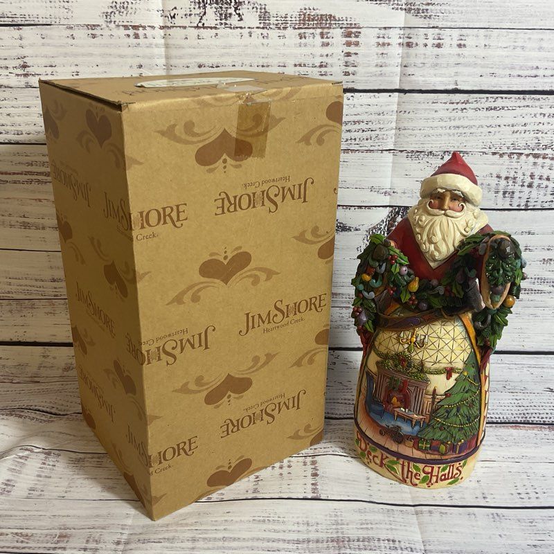 VTG. JIM SHORE "Deck The Halls with Boughs of Holly" Figurine