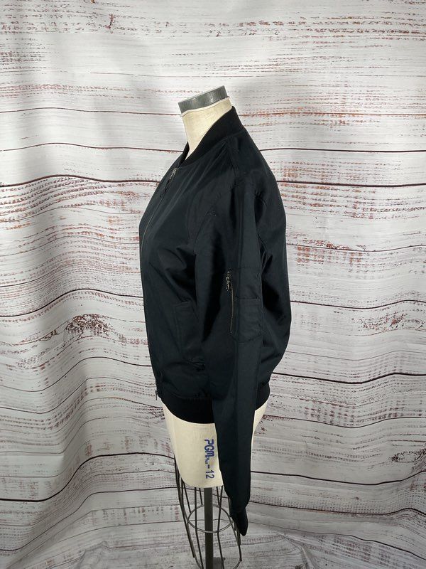 Everlane The Bomber Jacket Uniform Men’s Black Size M Full Zip Utility Pockets