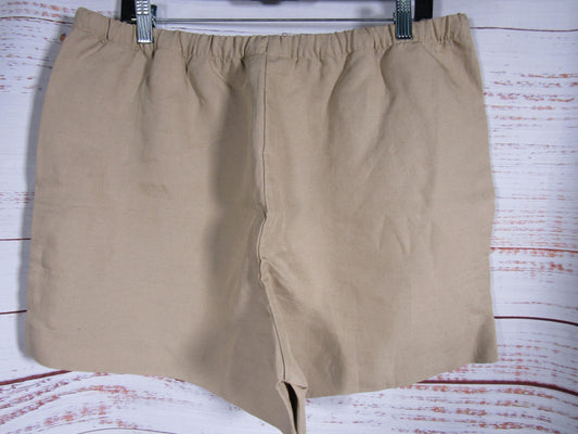 Banana Republic Women's Beige Linen Blend Shorts Size L