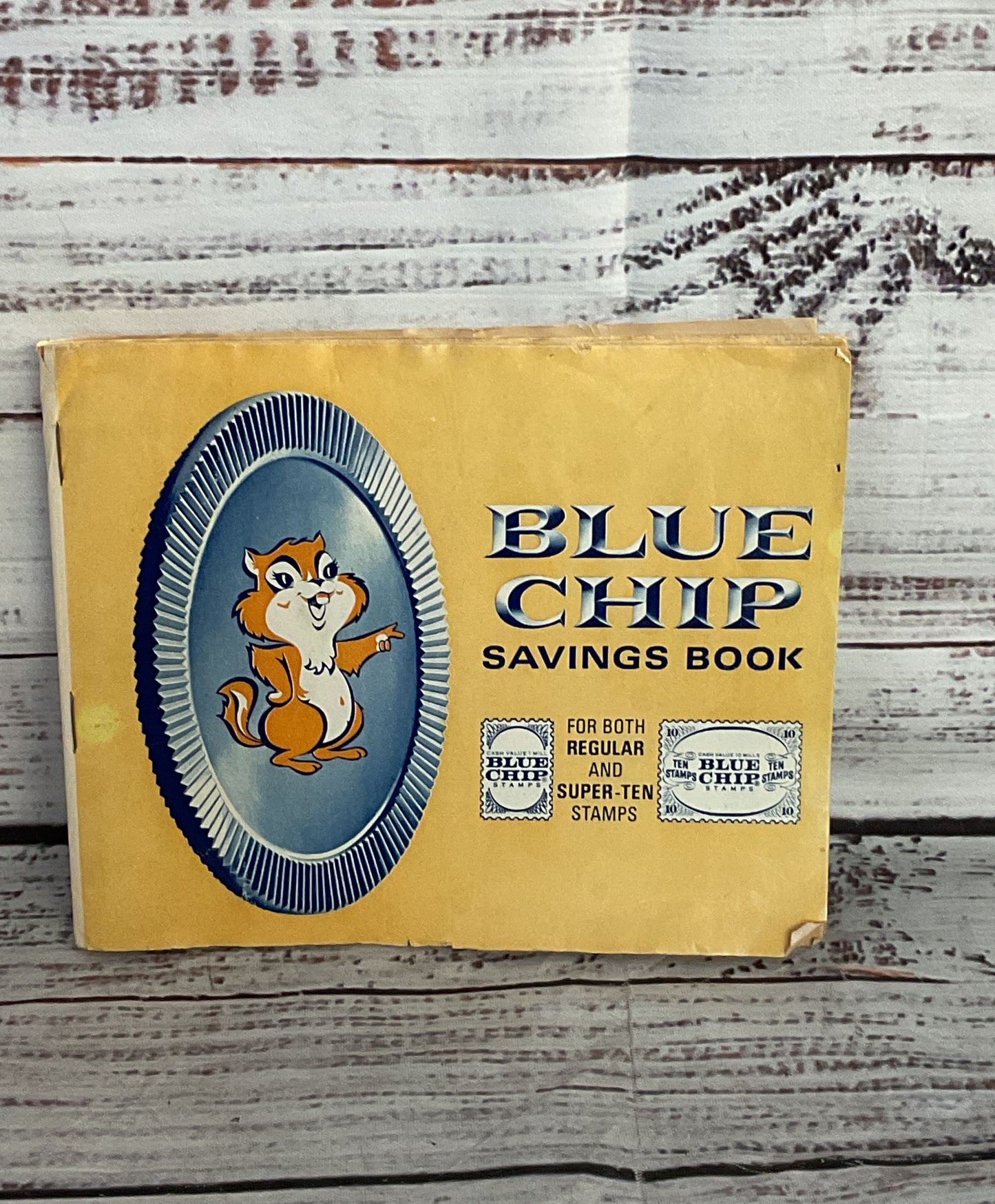 Vintage Lot of 10 Blue Chip Merchant Savings Stamp Books