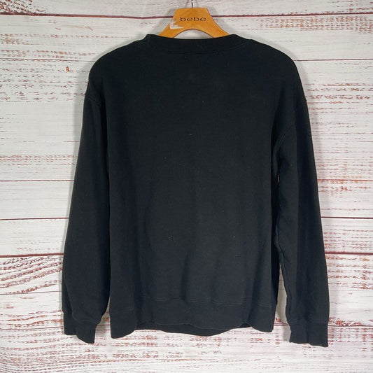 Marvel Comics X-Men Black Graphic Print Pullover Crewneck Sweater - Size M