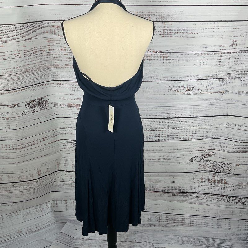 DIANE VON FURSTENBERG NAVY BLUE dress - Size 6
