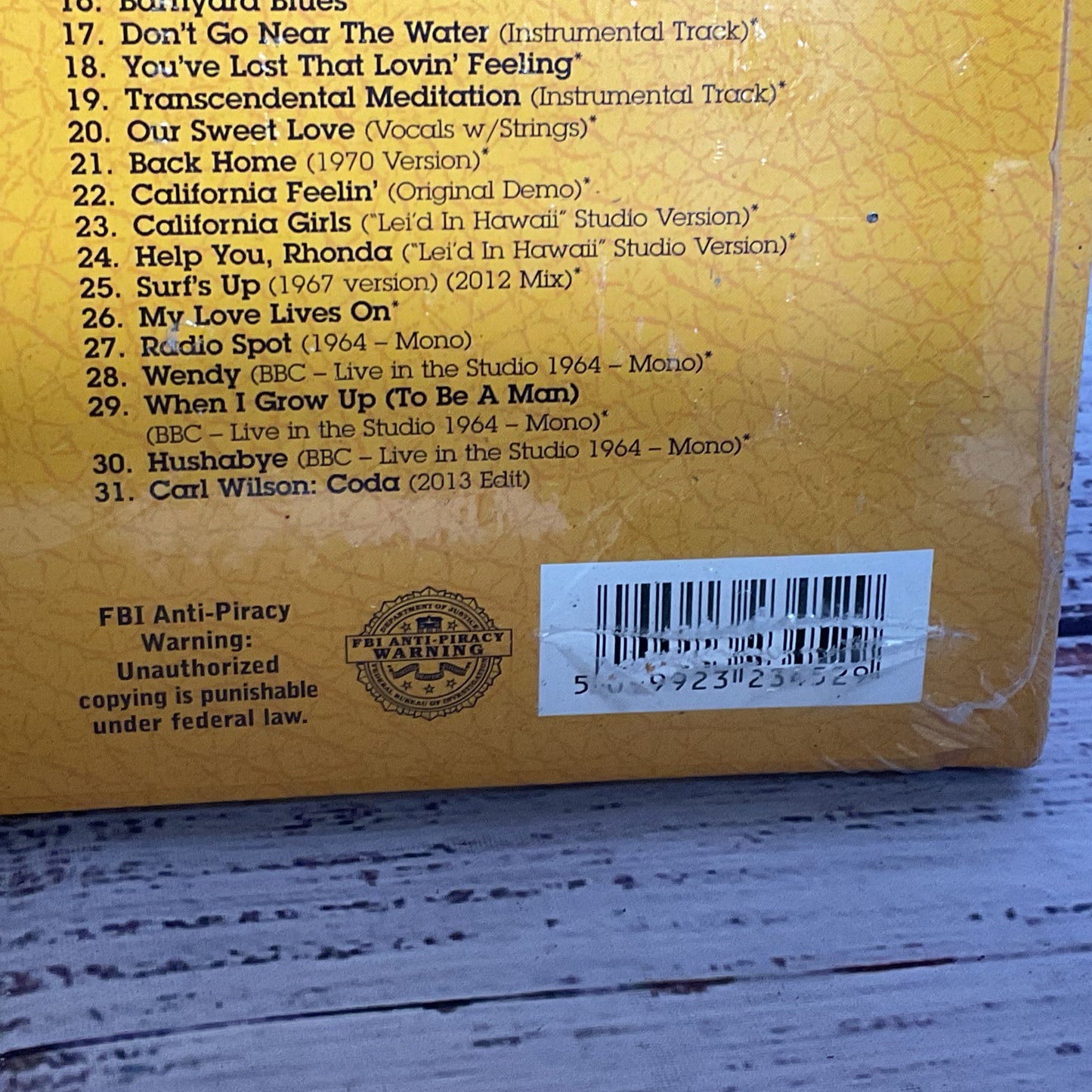 NEW SEALED Capital Records The Beach Boys - Made in California 6-CD Box Set 2013