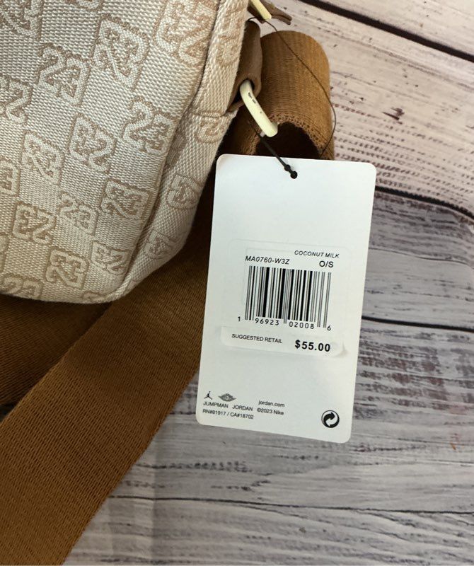 NWT Women's Jordan Brown/Beige Crossbody bag