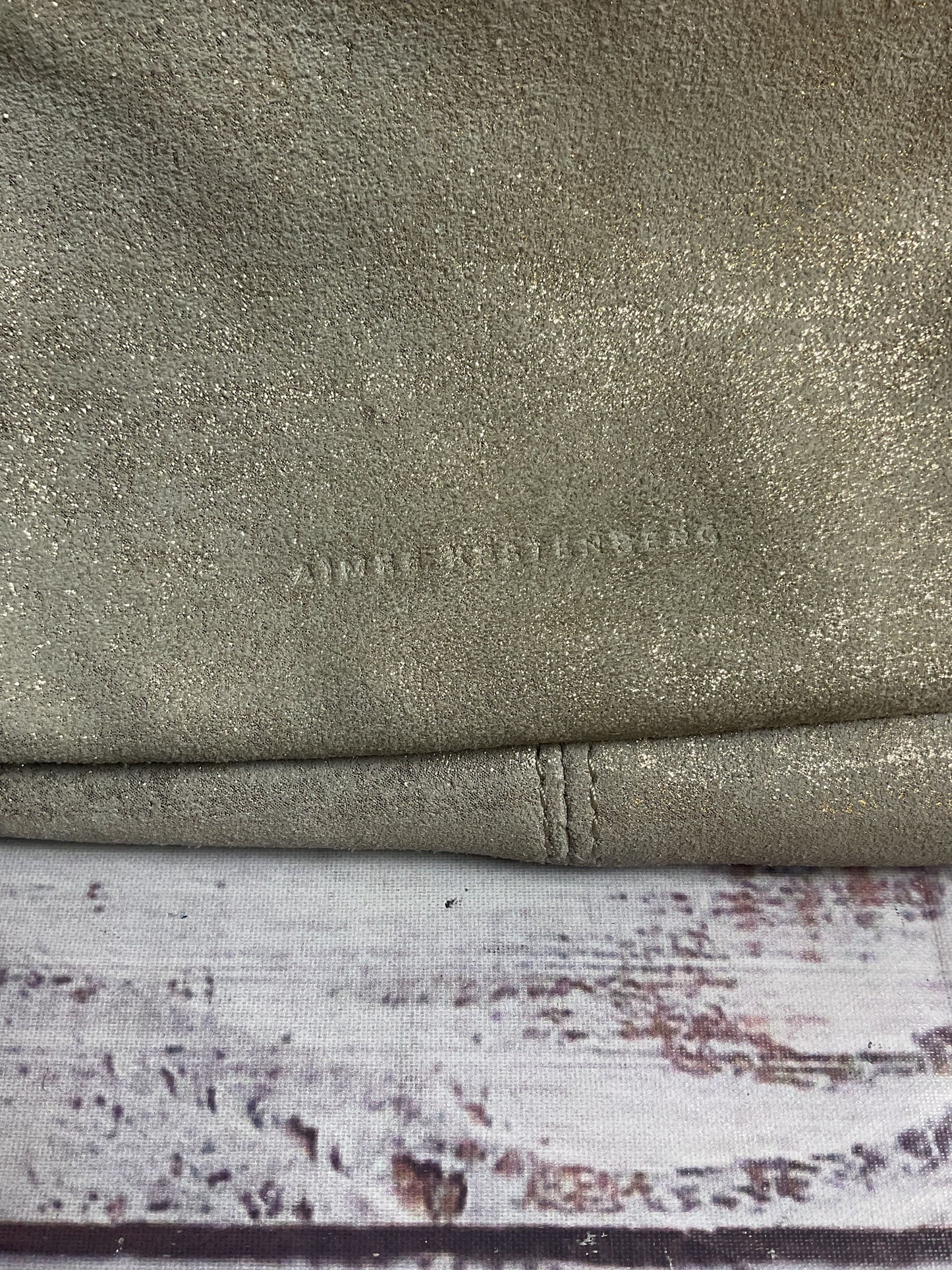 Aimee Kestenberg Gray Golden Satchel Handbag